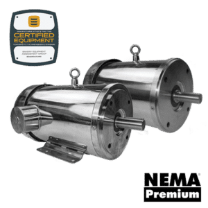 1-1/2HP 3PH 56C TEFC 1800 230/460V NB SS WD