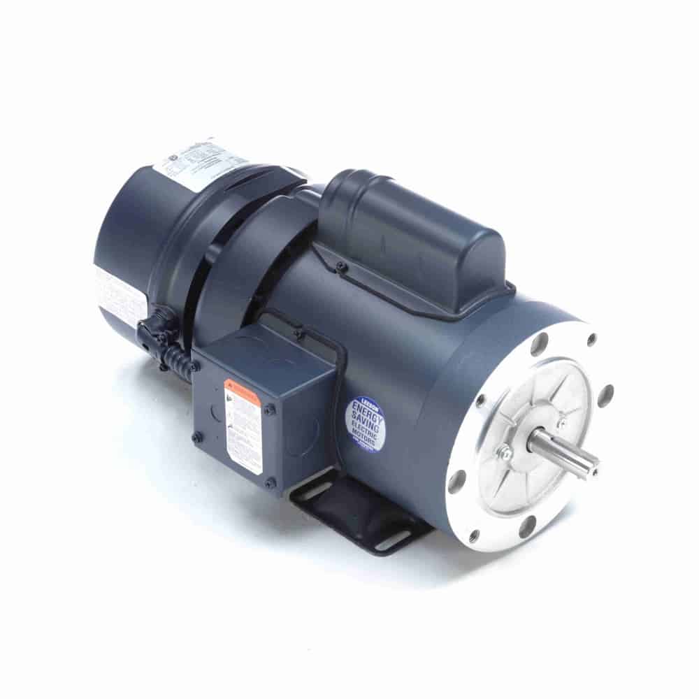 0.75HP 1PH 56C 4P TEFC 1725 115/230V WB Brake