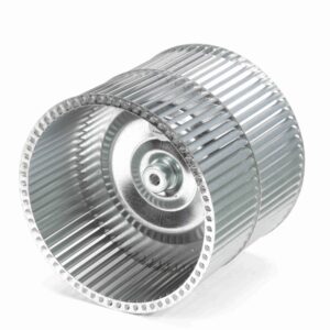 Double Inlet Blower Wheel, 9.5" X 8" X 1/2", CW