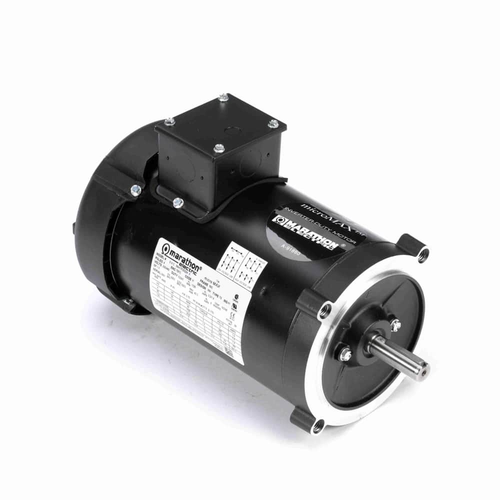 1HP 3PH 56C 4P TEFC 1800 230/460V NB INV