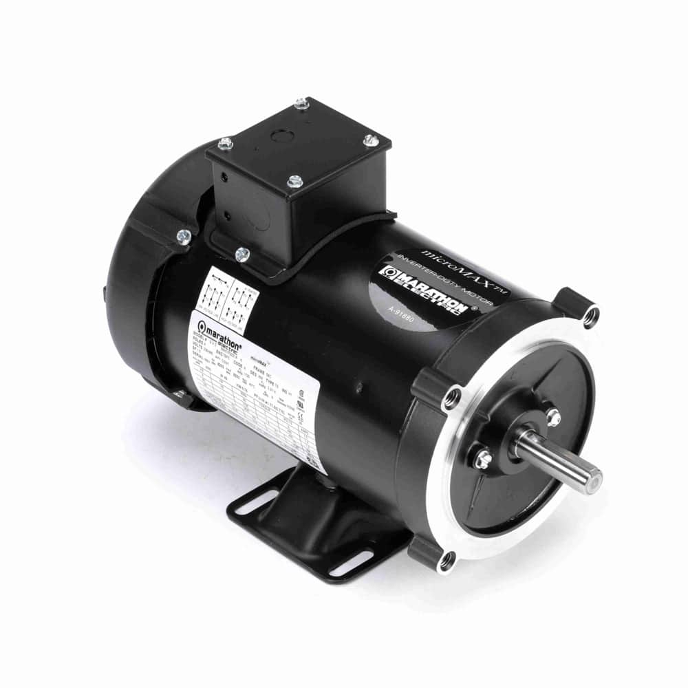 1HP 3PH 56C 4P TEFC 1800 230/460V WB INV