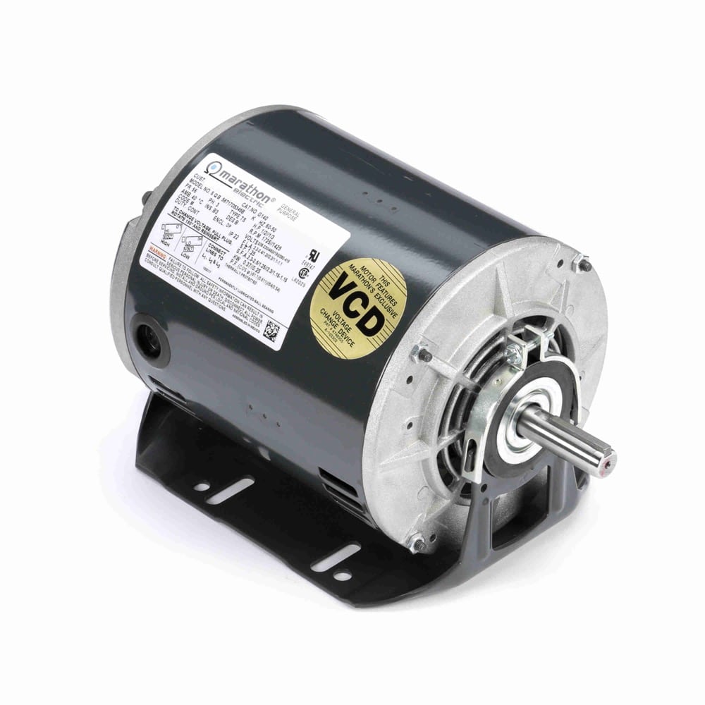 1/2HP 3PH 56 ODP 1800 208-230/460V BM