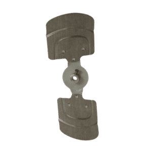 2-Blade 14" Condenser Propeller, CW, 36° Pitch, 1/2" Bore, Discharge