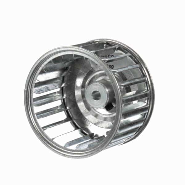 Single Inlet Blower Wheel, 3" X 1.88" X 1/4", CCW