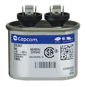 CAP RUN 3uF 370V OVL 1.25" X 2.16" X 1.56"