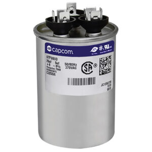 CAP RUN 25+5uF 370V RND 2" X 2.88"