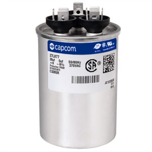 CAP RUN 30+5uF 370V RND 2" X 2.88"