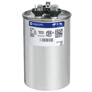 CAP RUN 60+5uF 370V RND 2.5" X 3.88"