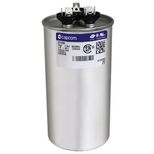 CAP RUN 70+7.5uF 370V RND 2.5" X 4.75"
