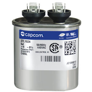 CAP RUN 5uF 440V OVL 1.25" X 2.16" X 2.12"