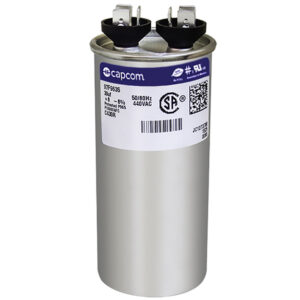 CAP RUN 30+7.5uF 440V RND 2" X 3.88"