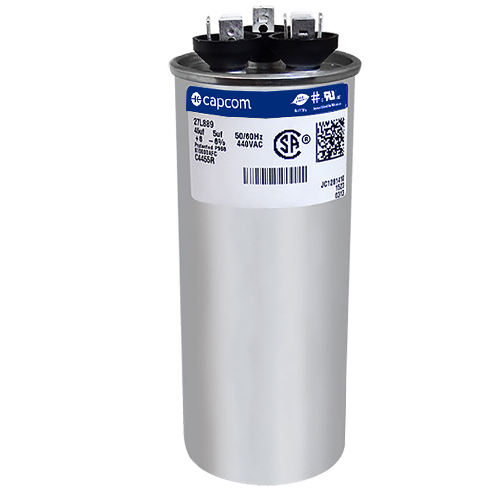 CAP RUN 45+5uF 440V RND 2" X 4.75"