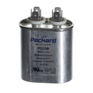 CAP RUN 5uF 370V OVL 2" X 1.25" X 1.56"