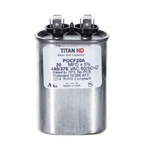 CAP RUN 20uF 440V OVL 2.75" X 1.25" X 2.88"