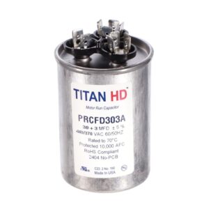 CAP RUN 30+3uF 440V RND 2" X 2.88"