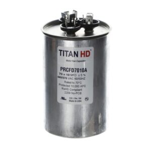 CAP RUN 70+10uF 440V RND 2.5" X 3.91"